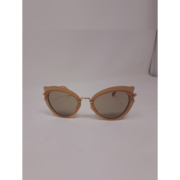NWOT Miu Miu Women\'s Sunglasses Cat-Eye Pink Gold SMU 05S 52-23-140 Italy main image 15